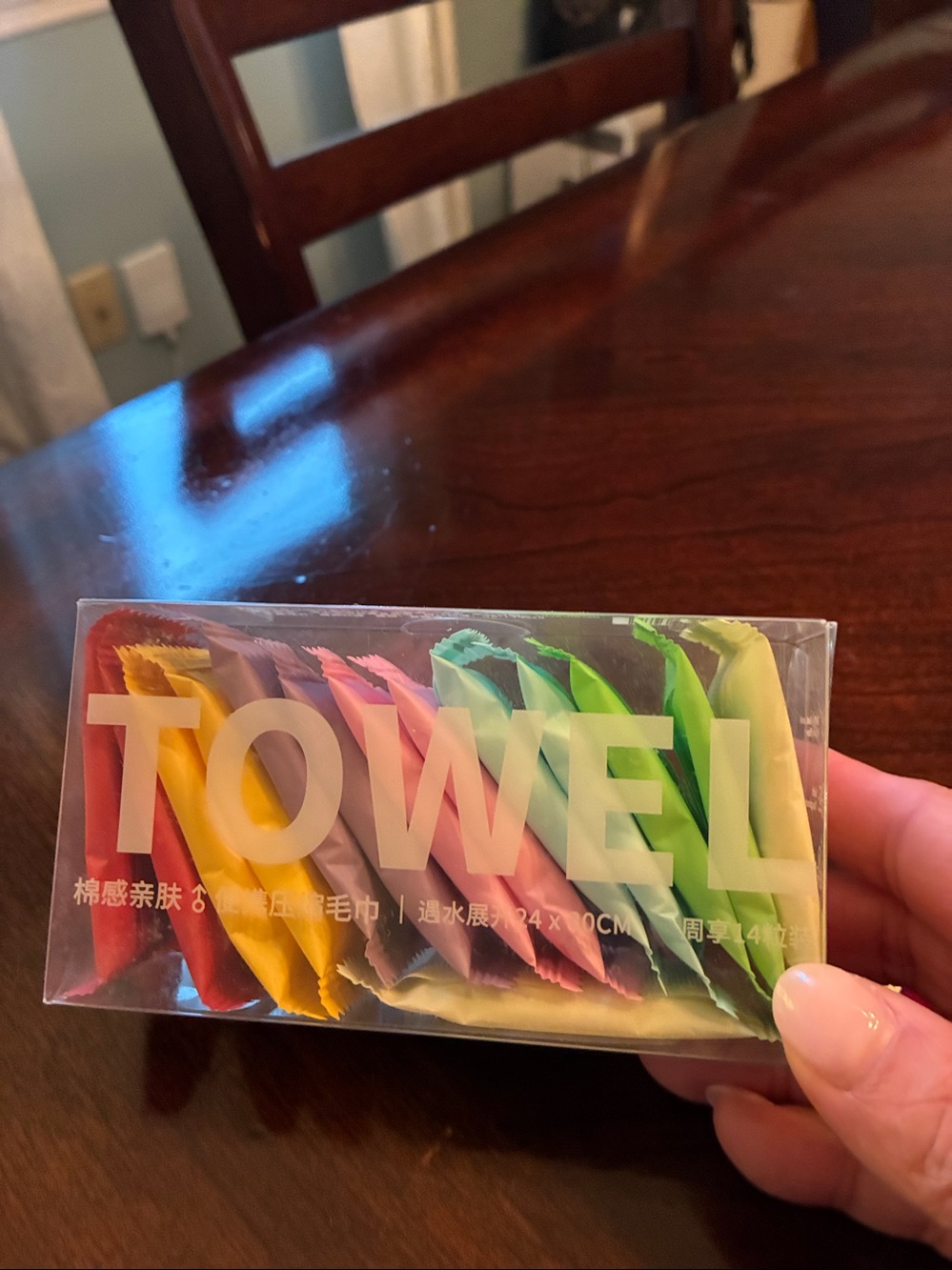 Assorted Color Disposable Towel Pack